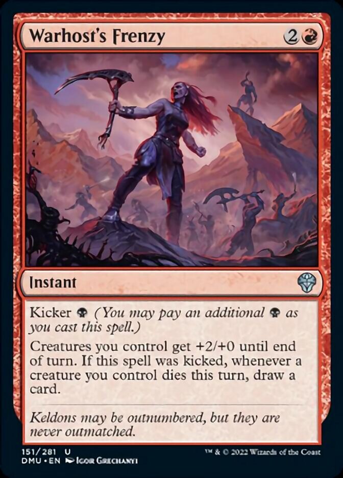 Warhost's Frenzy [Dominaria United] - The Mythic Store | 24h Order Processing