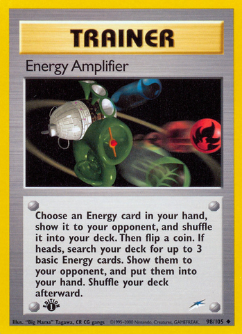 Energy Amplifier (98/105) [Neo Destiny 1st Edition] - The Mythic Store | 24h Order Processing