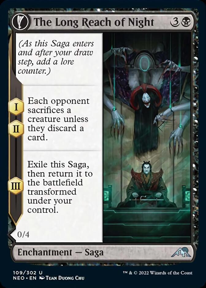 The Long Reach of Night // Animus of Night's Reach [Kamigawa: Neon Dynasty] - The Mythic Store | 24h Order Processing