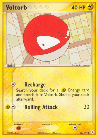 Voltorb (80/101) [EX: Hidden Legends] - The Mythic Store | 24h Order Processing