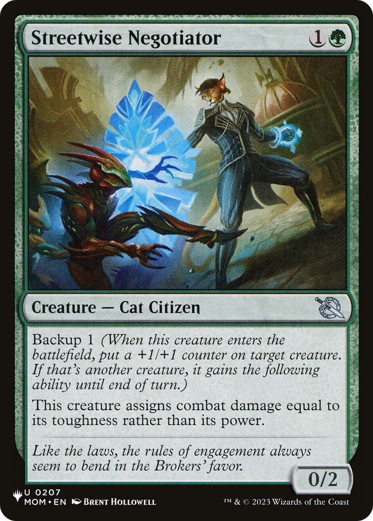 Streetwise Negotiator [The List] - The Mythic Store | 24h Order Processing