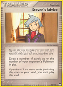 Steven's Advice (83/108) [EX: Power Keepers] - The Mythic Store | 24h Order Processing