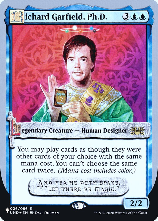 Richard Garfield, Ph.D. (Unfinity Foil Edition) [The List] - The Mythic Store | 24h Order Processing