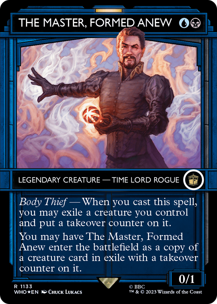 The Master, Formed Anew (Showcase) (Surge Foil) [Doctor Who] - The Mythic Store | 24h Order Processing