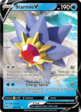 Starmie V (030/189) [Sword & Shield: Astral Radiance] - The Mythic Store | 24h Order Processing
