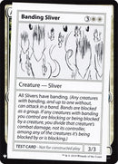 Banding Sliver [Mystery Booster Playtest Cards] - The Mythic Store | 24h Order Processing