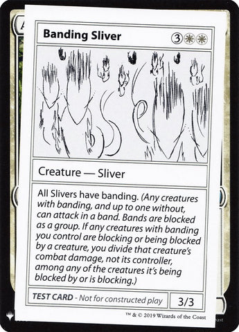 Banding Sliver [Mystery Booster Playtest Cards] - The Mythic Store | 24h Order Processing