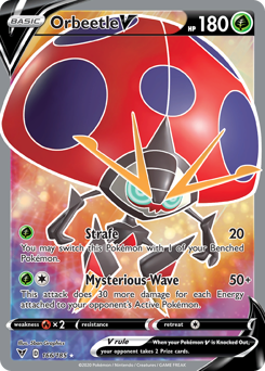 Orbeetle V (166/185) [Sword & Shield: Vivid Voltage] - The Mythic Store | 24h Order Processing