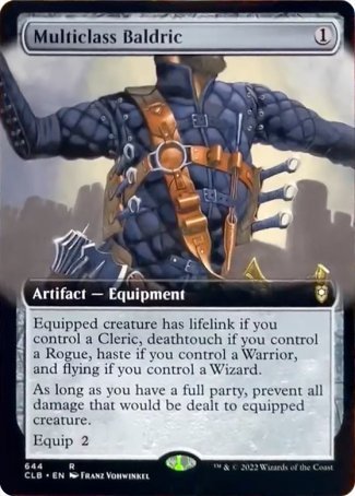 Multiclass Baldric (Extended Art) [Commander Legends: Battle for Baldur's Gate] - The Mythic Store | 24h Order Processing