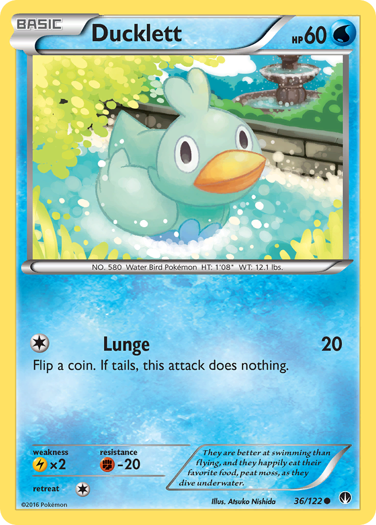 Ducklett (36/122) [XY: BREAKpoint] - The Mythic Store | 24h Order Processing