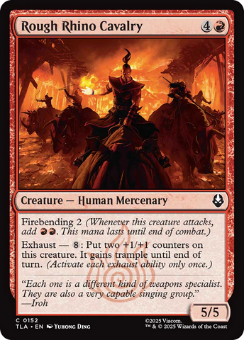 Rough Rhino Cavalry [Avatar: The Last Airbender] - The Mythic Store | 24h Order Processing