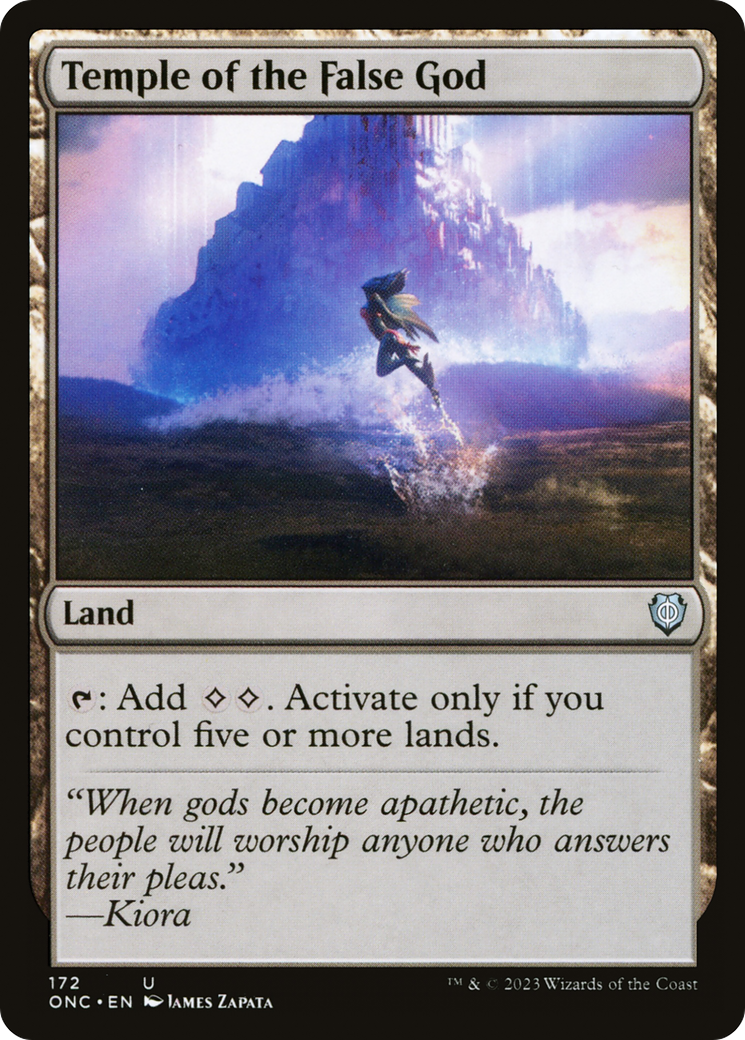Temple of the False God [Phyrexia: All Will Be One Commander] - The Mythic Store | 24h Order Processing