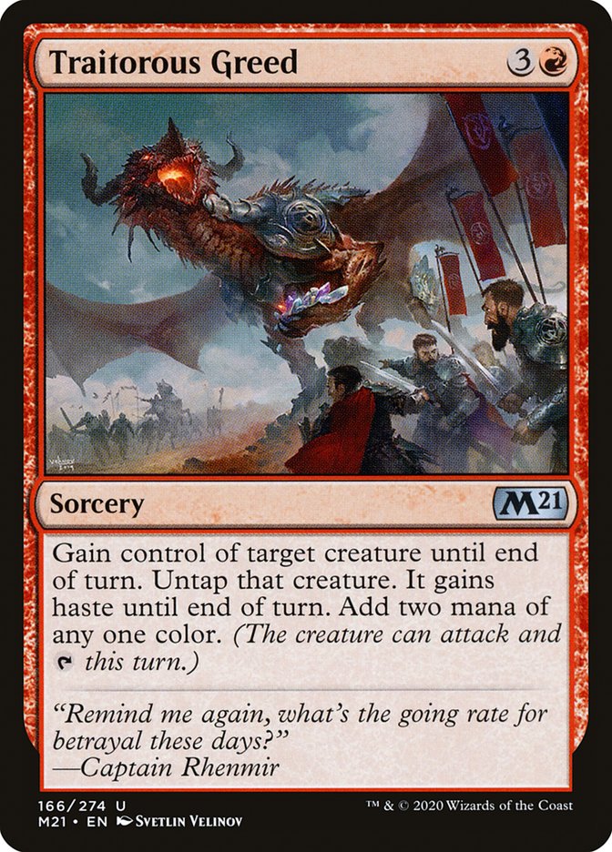 Traitorous Greed [Core Set 2021] - The Mythic Store | 24h Order Processing