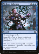 Sinister Sabotage [Starter Commander Decks] - The Mythic Store | 24h Order Processing