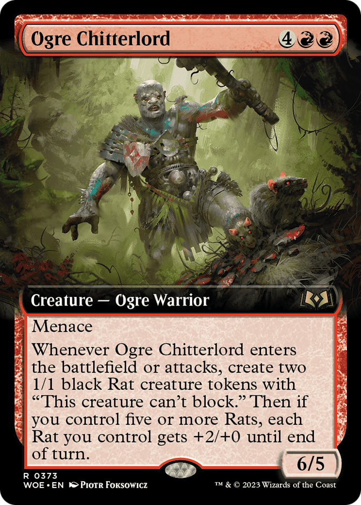 Ogre Chitterlord (Extended Art) [Wilds of Eldraine] - The Mythic Store | 24h Order Processing