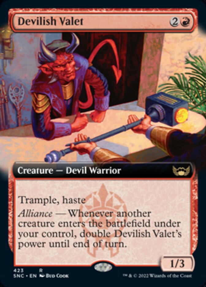 Devilish Valet (Extended Art) [Streets of New Capenna] - The Mythic Store | 24h Order Processing