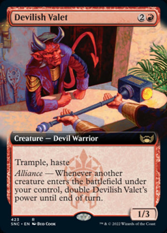 Devilish Valet (Extended Art) [Streets of New Capenna] - The Mythic Store | 24h Order Processing