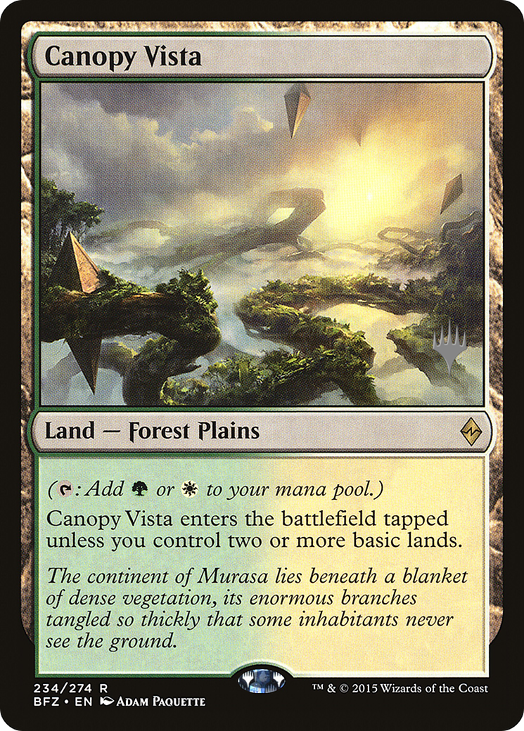 Canopy Vista [Battle for Zendikar Promos] - The Mythic Store | 24h Order Processing