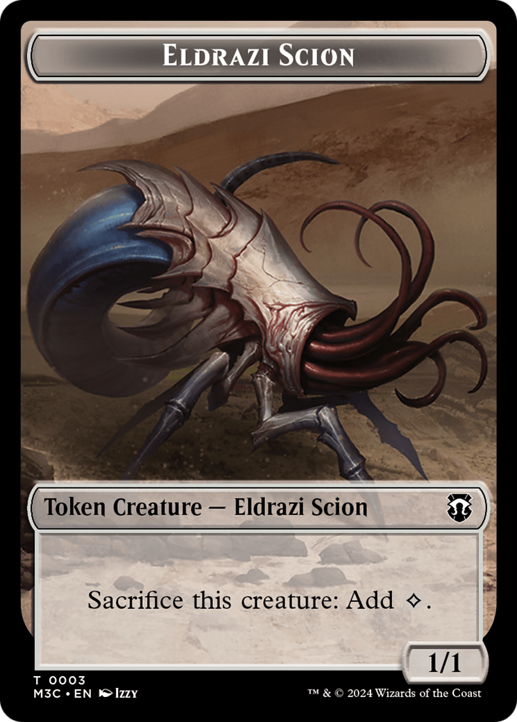 Eldrazi Scion // Eldrazi Spawn Double-Sided Token [Modern Horizons 3 Commander Tokens] - The Mythic Store | 24h Order Processing