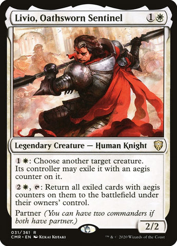 Livio, Oathsworn Sentinel [Commander Legends] - The Mythic Store | 24h Order Processing