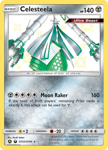 Celesteela (SV32/SV94) [Sun & Moon: Hidden Fates - Shiny Vault] - The Mythic Store | 24h Order Processing