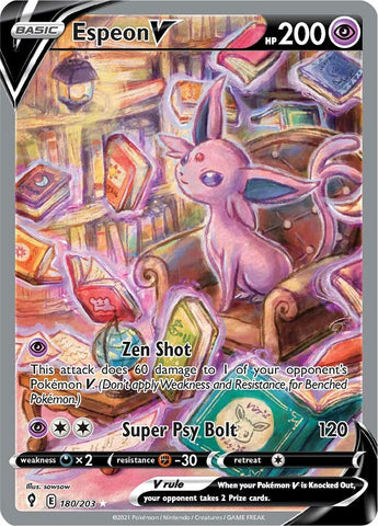 Espeon V (180/203) [Sword & Shield: Evolving Skies] - The Mythic Store | 24h Order Processing