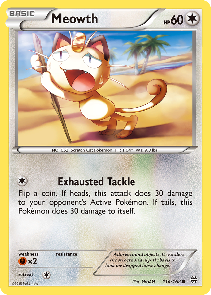 Meowth (114/162) [XY: BREAKthrough] - The Mythic Store | 24h Order Processing