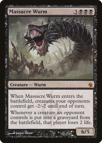 Massacre Wurm [Mirrodin Besieged] - The Mythic Store | 24h Order Processing