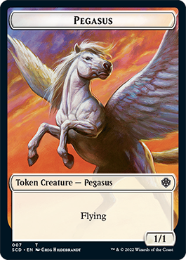 Pegasus // Thopter Double-Sided Token [Starter Commander Decks] - The Mythic Store | 24h Order Processing