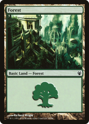 Forest (90) [Duel Decks: Izzet vs. Golgari] - The Mythic Store | 24h Order Processing