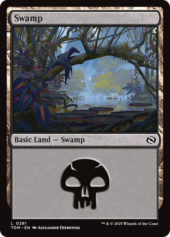 Swamp (0281) [Tarkir: Dragonstorm] - The Mythic Store | 24h Order Processing