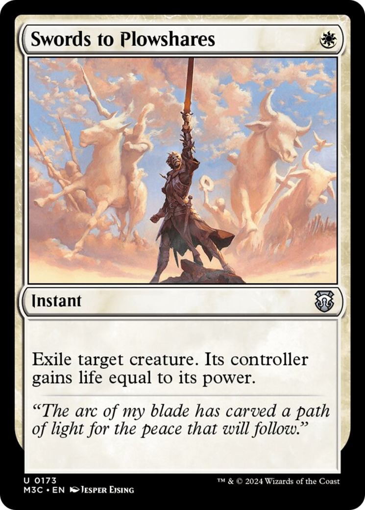 Swords to Plowshares (Ripple Foil) [Modern Horizons 3 Commander] - The Mythic Store | 24h Order Processing