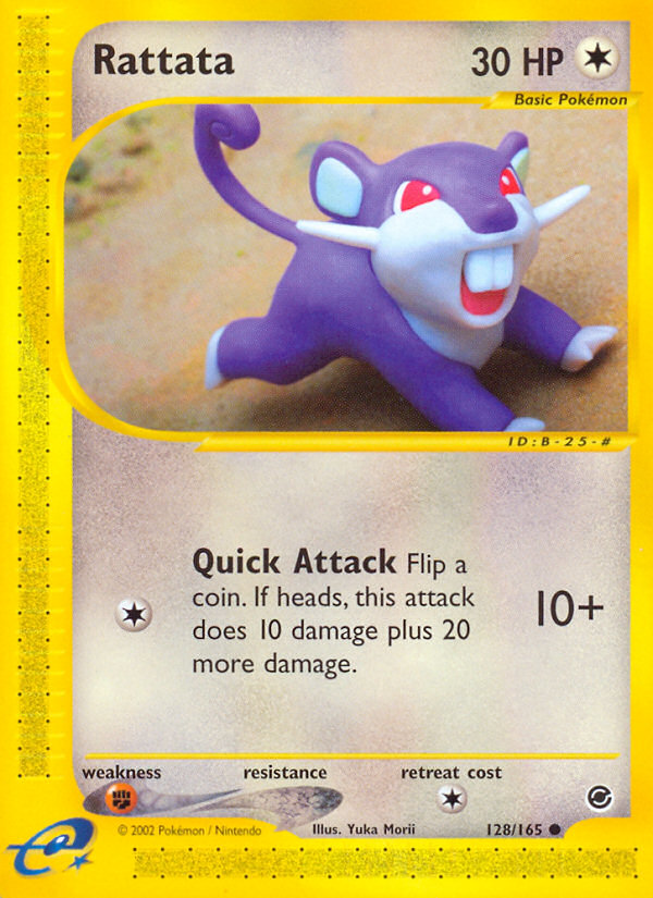 Rattata (128/165) [Expedition: Base Set] - The Mythic Store | 24h Order Processing