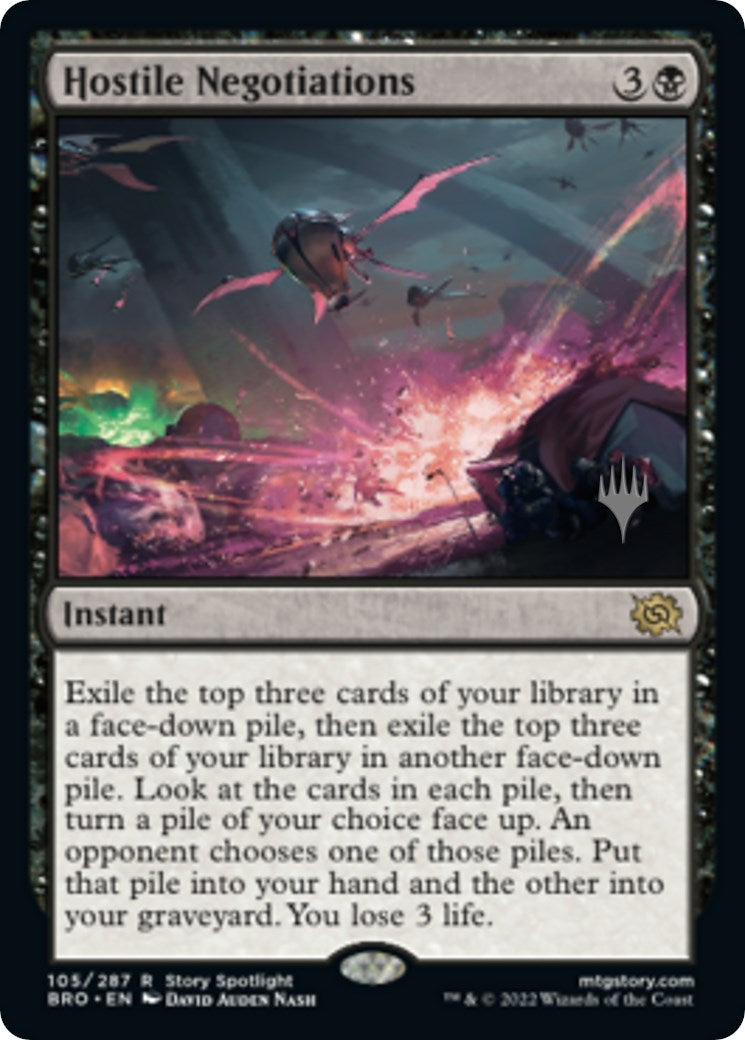 Hostile Negotiations (Promo Pack) [The Brothers' War Promos] - The Mythic Store | 24h Order Processing