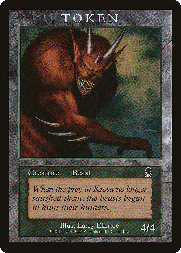 Beast Token [Magic Player Rewards 2001] - The Mythic Store | 24h Order Processing