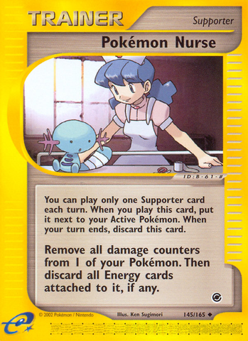 Pokemon Nurse (145/165) [Expedition: Base Set] - The Mythic Store | 24h Order Processing
