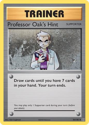 Professor Oak's Hint (84/108) [XY: Evolutions] - The Mythic Store | 24h Order Processing