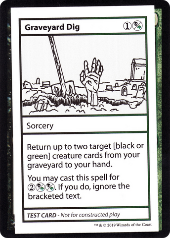 Graveyard Dig (2021 Edition) [Mystery Booster Playtest Cards] - The Mythic Store | 24h Order Processing