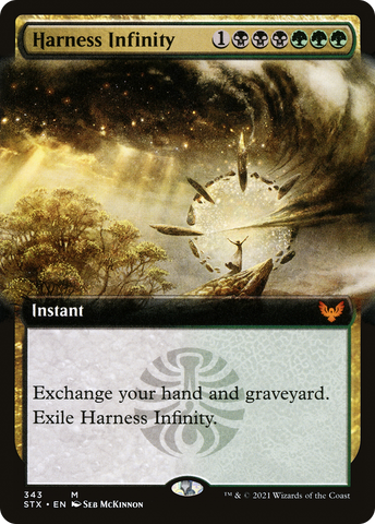 Harness Infinity (Extended Art) [Strixhaven: School of Mages] - The Mythic Store | 24h Order Processing