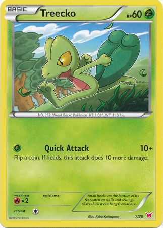 Treecko (7/30) [XY: Trainer Kit 2 - Latias] - The Mythic Store | 24h Order Processing