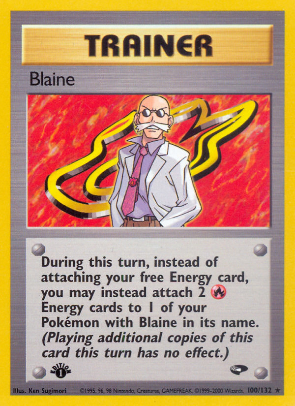 Blaine (100/132) [Gym Challenge 1st Edition] - The Mythic Store | 24h Order Processing