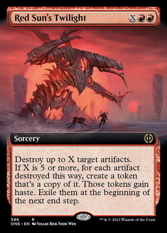 Red Sun's Twilight (Extended Art) [Phyrexia: All Will Be One] - The Mythic Store | 24h Order Processing