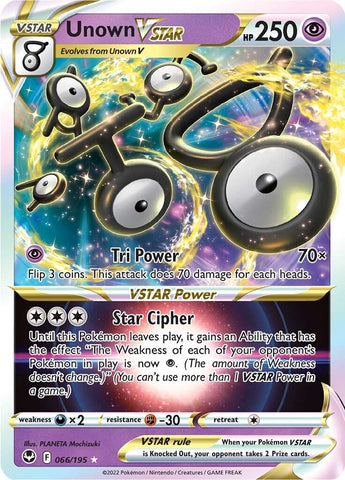 Unown VSTAR (066/195) [Sword & Shield: Silver Tempest] - The Mythic Store | 24h Order Processing