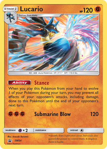 Lucario (SM54) [Sun & Moon: Black Star Promos] - The Mythic Store | 24h Order Processing