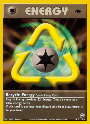 Recycle Energy (105/111) [Neo Genesis 1st Edition] - The Mythic Store | 24h Order Processing