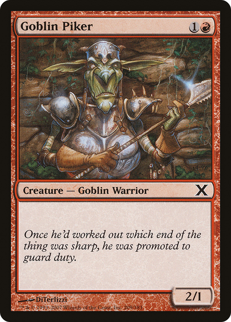 Goblin Piker [Tenth Edition] - The Mythic Store | 24h Order Processing