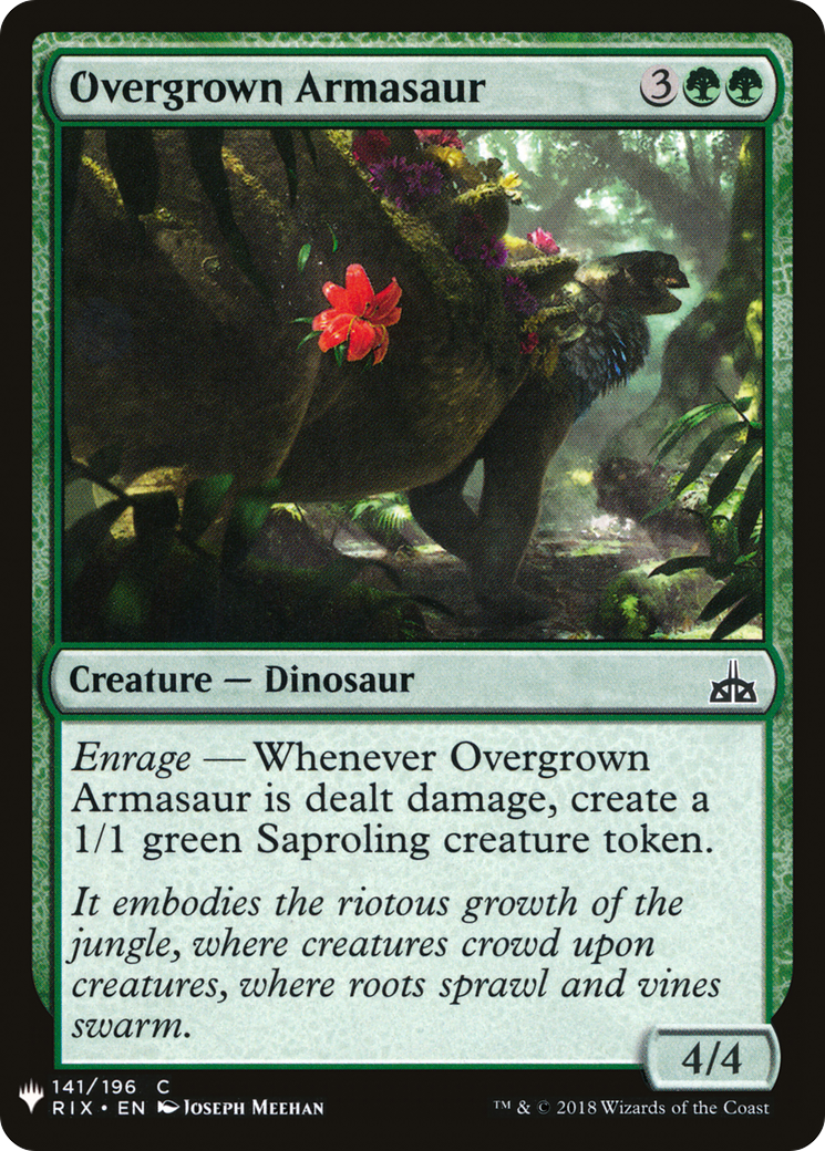 Overgrown Armasaur [Mystery Booster] - The Mythic Store | 24h Order Processing
