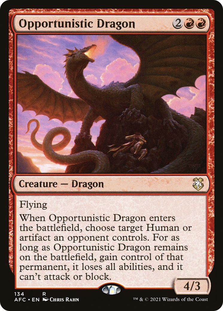 Opportunistic Dragon [Dungeons & Dragons: Adventures in the Forgotten Realms Commander] - The Mythic Store | 24h Order Processing