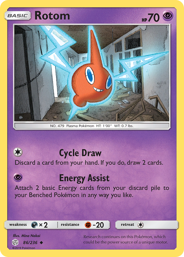 Rotom (86/236) [Sun & Moon: Cosmic Eclipse] - The Mythic Store | 24h Order Processing