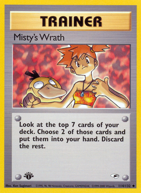 Misty's Wrath (114/132) [Gym Heroes 1st Edition] - The Mythic Store | 24h Order Processing